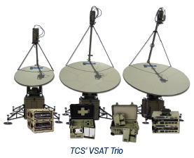 TCS VSAT Trio